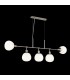 Ceiling Pendant Lamp Nickel, 5 Light, E14 - 3