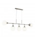 Ceiling Pendant Lamp Nickel, 5 Light, E14 - 4