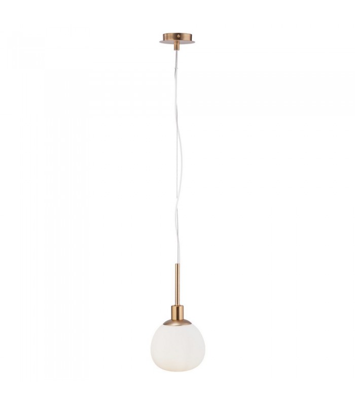 Globe Ceiling Pendant Lamp Brass, 1 Light, E14 - 1