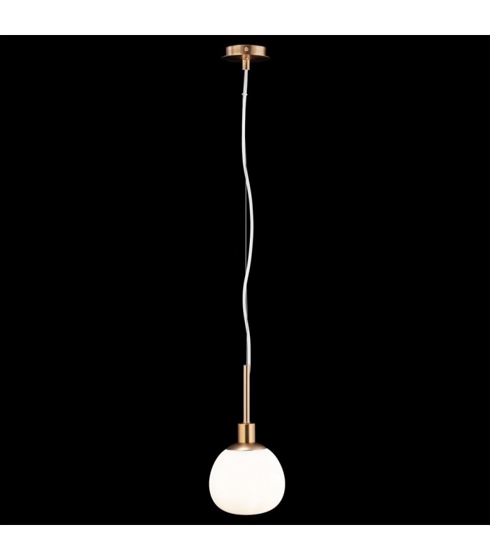 Globe Ceiling Pendant Lamp Brass, 1 Light, E14 - 5