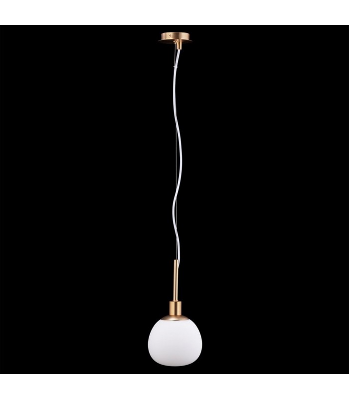 Globe Ceiling Pendant Lamp Brass, 1 Light, E14 - 6