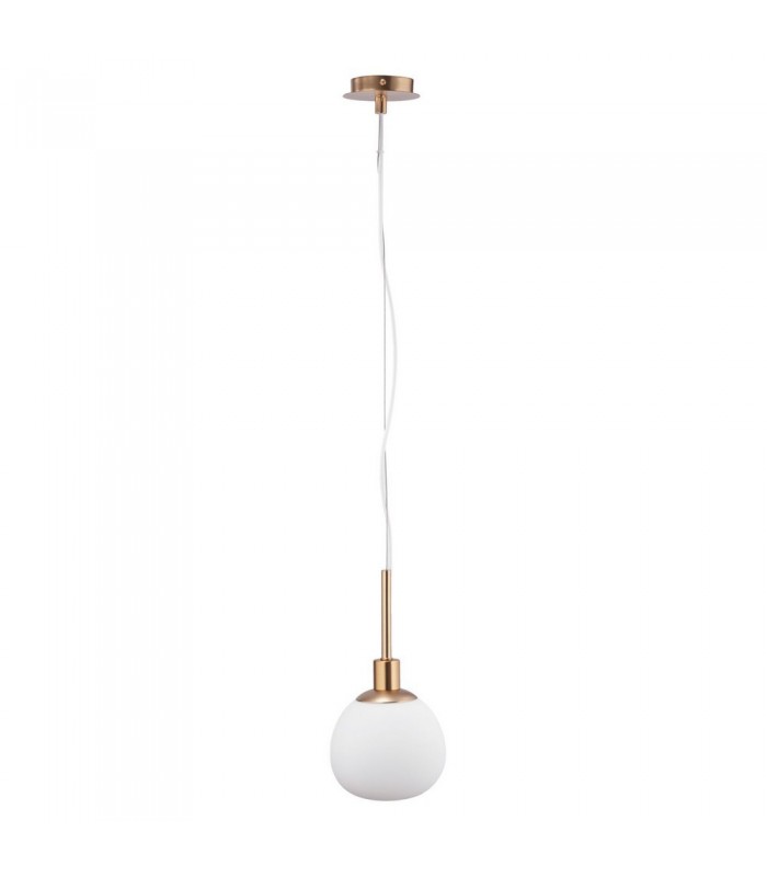 Globe Ceiling Pendant Lamp Brass, 1 Light, E14 - 8