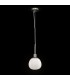Globe Ceiling Pendant Lamp Nickel, 1 Light, E14 - 3