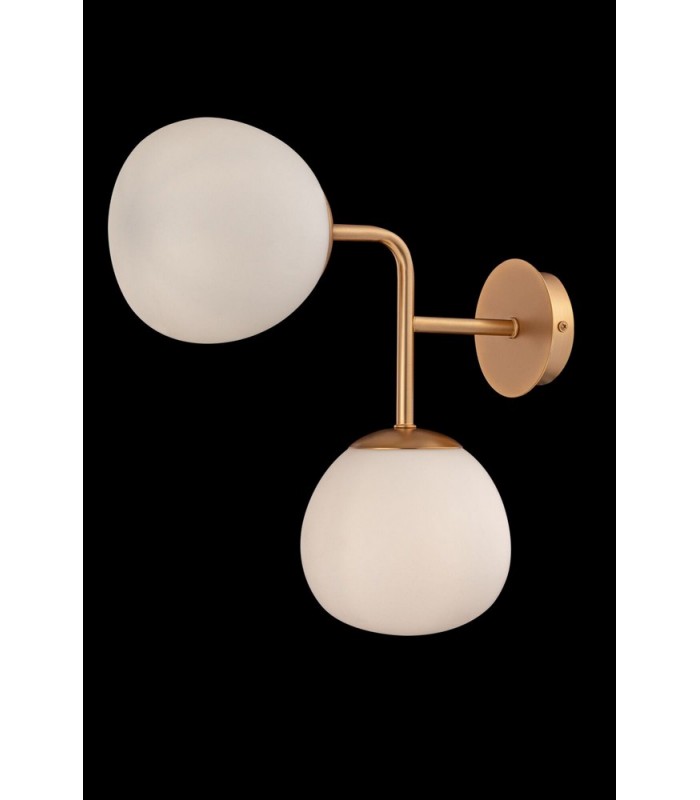 Wall Lamp Brass, 2 Light, E14 - 2