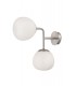 Wall Lamp Nickel, 2 Light, E14 - 1
