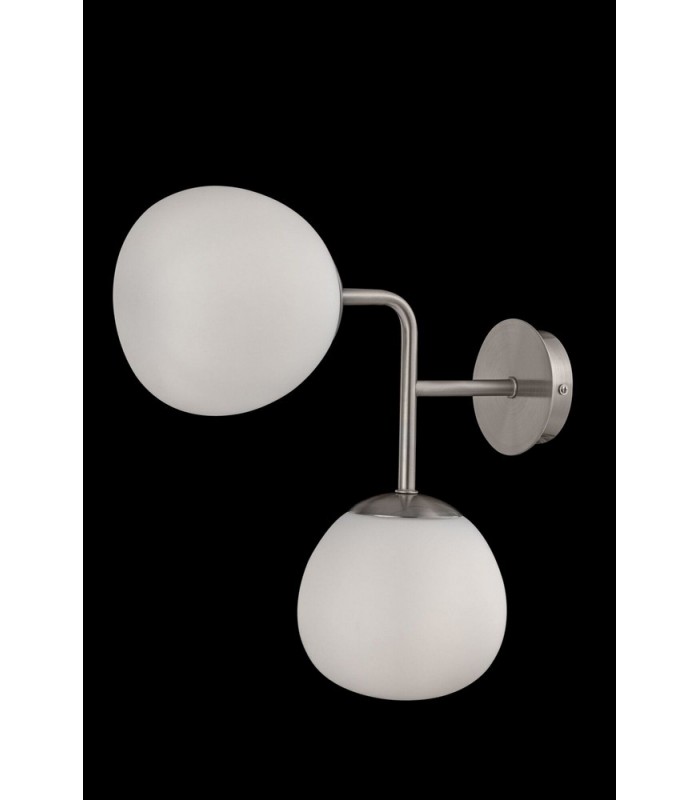 Wall Lamp Nickel, 2 Light, E14 - 2