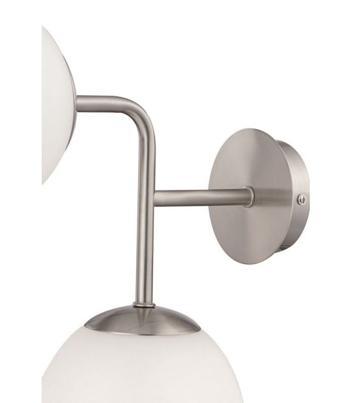 Wall Lamp Nickel, 2 Light, E14 - 4