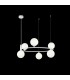 Ceiling Pendant Lamp White, 6 Light, G9 - 2