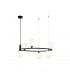 Ceiling Pendant Lamp Black, 6 Light, G9 - 1