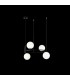 Ceiling Pendant Lamp Black, 4 Light, G9 - 2