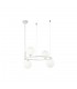 Ceiling Pendant Lamp White, 4 Light, G9 - 1