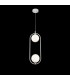 Globe Ceiling Pendant Lamp White, 2 Light, G9 - 4