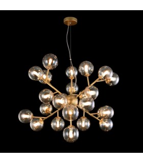 Ceiling Pendant Lamp Gold, 24 Light, G9 - 2