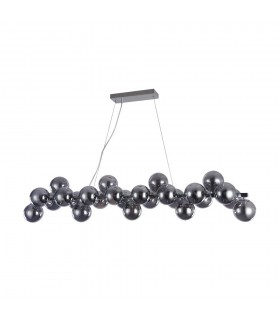 Ceiling Pendant Lamp Chrome, 25 Light, G9 - 1