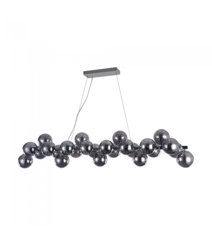 Ceiling Pendant Lamp Chrome, 25 Light, G9 - 1