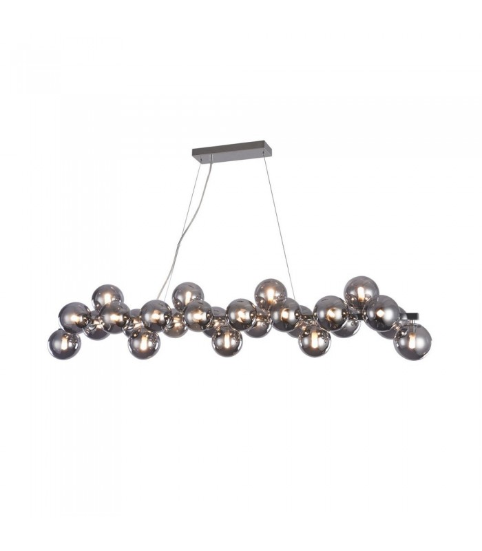 Ceiling Pendant Lamp Chrome, 25 Light, G9 - 6