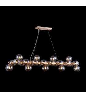 Ceiling Pendant Lamp Gold, 25 Light, G9 - 2