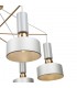 Ceiling Pendant Lamp Grey, 6 Light, E14 - 3
