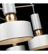 Ceiling Pendant Lamp Grey, 6 Light, E14 - 4