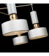 Ceiling Pendant Lamp Grey, 6 Light, E14 - 5