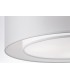 Flush Cylindrical Ceiling Lamp Chrome, 3 Light, E27 - 4