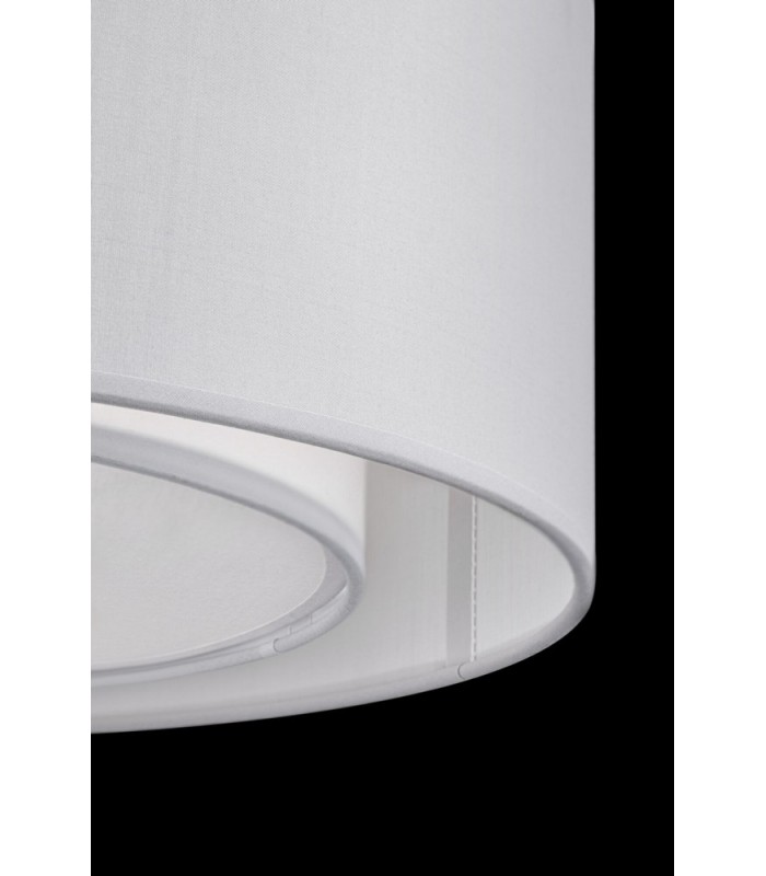 Flush Cylindrical Ceiling Lamp Chrome, 3 Light, E27 - 5