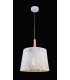 Dome Ceiling Pendant Lamp White, 1 Light, E27 - 5