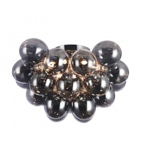 Semi Flush Ceiling Ceiling Lamp Nickel, 8 Light, G9 - 1