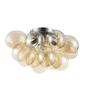 Semi Flush Ceiling Ceiling Lamp Nickel, 4 Light, G9 - 1