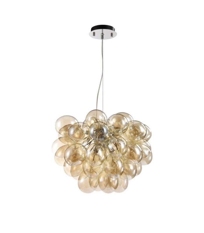 Ceiling Pendant Lamp Nickel, 8 Light, G9 - 1