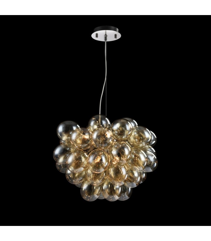 Ceiling Pendant Lamp Nickel, 8 Light, G9 - 2