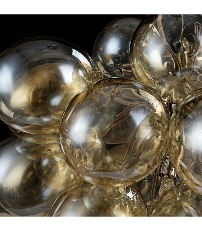 Ceiling Pendant Lamp Nickel, 8 Light, G9 - 8