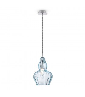 Dome Ceiling Pendant Lamp Nickel, 1 Light, E14 - 1