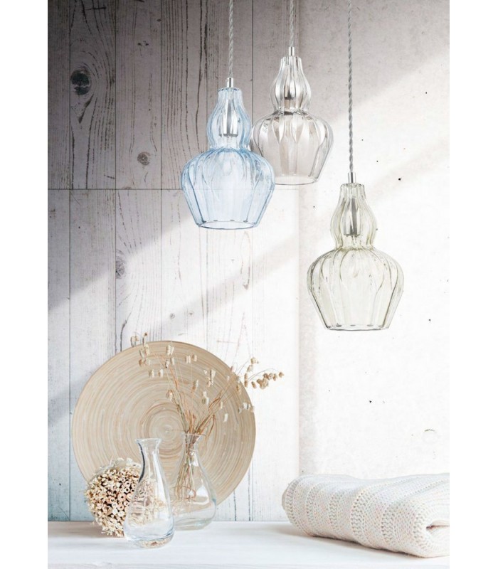 Dome Ceiling Pendant Lamp Nickel, 1 Light, E14 - 2