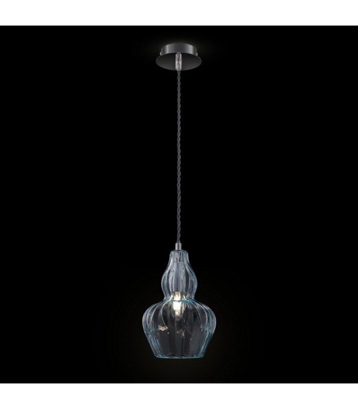 Dome Ceiling Pendant Lamp Nickel, 1 Light, E14 - 4