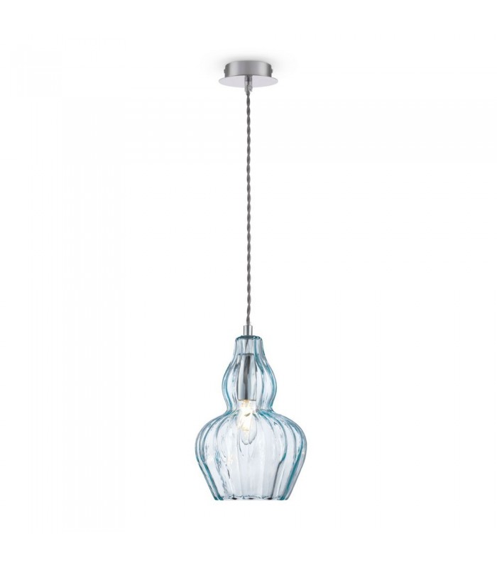 Dome Ceiling Pendant Lamp Nickel, 1 Light, E14 - 5