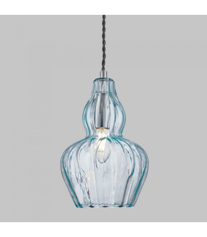 Dome Ceiling Pendant Lamp Nickel, 1 Light, E14 - 6