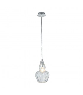 Dome Ceiling Pendant Lamp Nickel, 1 Light, E14 - 1