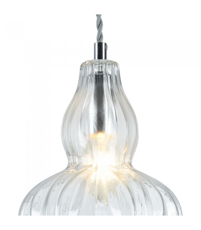 Dome Ceiling Pendant Lamp Nickel, 1 Light, E14 - 8