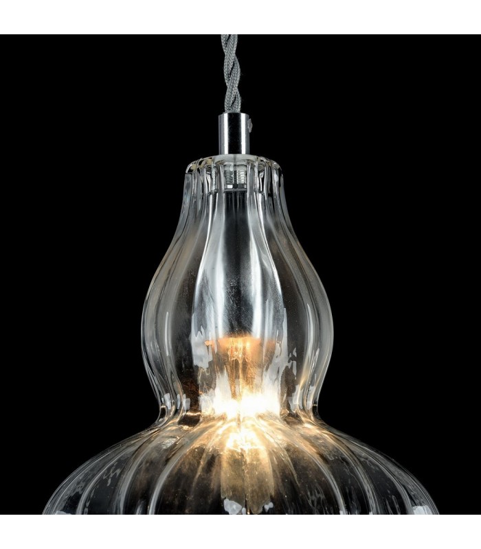 Dome Ceiling Pendant Lamp Nickel, 1 Light, E14 - 11