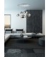 Cluster Ceiling Pendant Lamp Nickel & Crystal, 5 Light, E27 - 3