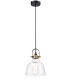 Dome Ceiling Pendant Lamp Black, 1 Light, E27 - 4