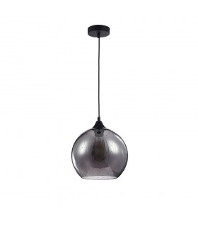 Dome Ceiling Pendant Lamp Black, 1 Light, E27 - 1