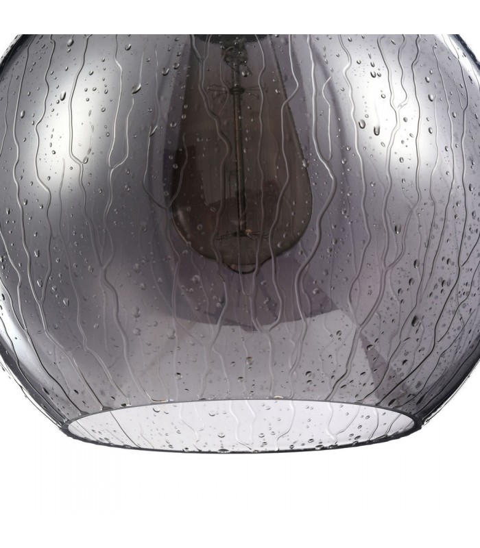 Dome Ceiling Pendant Lamp Black, 1 Light, E27 - 5