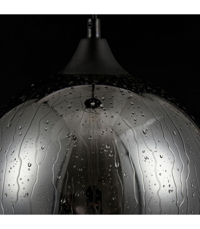 Dome Ceiling Pendant Lamp Black, 1 Light, E27 - 8