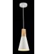 Dome Ceiling Pendant Lamp White, 1 Light, E27 - 2