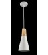 Dome Ceiling Pendant Lamp White, 1 Light, E27 - 3