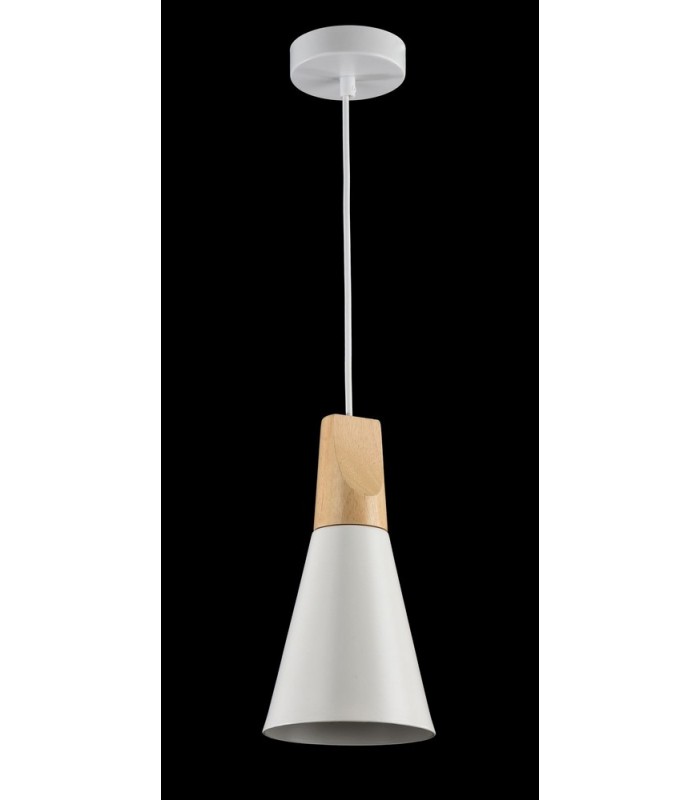 Dome Ceiling Pendant Lamp White, 1 Light, E27 - 3