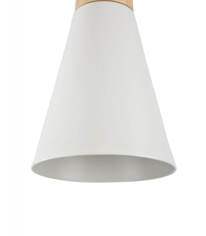 Dome Ceiling Pendant Lamp White, 1 Light, E27 - 5