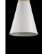 Dome Ceiling Pendant Lamp White, 1 Light, E27 - 6